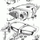 CB450K2 Fuel tank @ seat