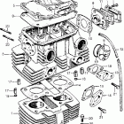 CL175 Цилиндр и головка цилиндра