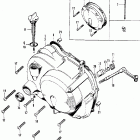 CL90 Крышка картера правая
