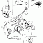 CL90 Wire harness @ battery