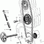 CT90 Cam chain @ chain tensioner
