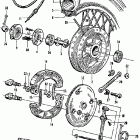 CB160 Cb / cl160 front wheel