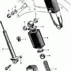 CA160 Ca160 rear shock absorber