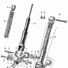 CA160 Ca160 front fork