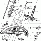 CB160 Cb / cl160 steering stem @ front fender
