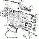 CB450 Cylinder head cover @ side cover