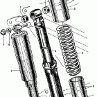 CB160 Cb / cl160 rear shock absorber