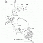 Brute Force 750 4x4i NRA Outdoors (KVF750-E9FA) Педаль тормоза