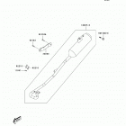 KFX90 (KSF90-AAF) Глушитель
