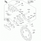 Brute Force 750 4x4i NRA Outdoors (KVF750-E9FA) Передний тормоз
