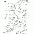 KFX450R (KSF450-B8FA) Заднее крыло