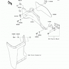 Prairie 360 4X4 (KVF360-A7F) Боковые обтекатели