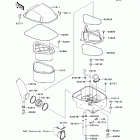 Brute Force 650 4x4 (KVF650-D9F) Воздухозаборник