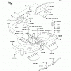 Prairie 360 4X4 (KVF360-A7F) Заднее крыло