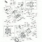 Brute Force 750 4x4i NRA Outdoors (KVF750-E9FA) Головка цилиндра