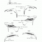 Brute Force 750 4x4i (KVF750-DAF) Decals(black)(daf)