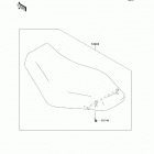 Brute Force 750 4x4i NRA Outdoors (KVF750-E9FA) Сидение
