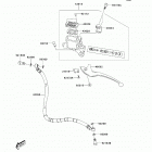 KFX90 (KSF90-AAF) Главный тормозной цилиндр,передний