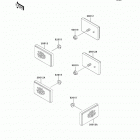 Prairie 360 4X4 (KVF360-A7F) Отражатели