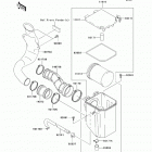 Prairie 360 4X4 (KVF360-A7F) Воздухозаборник