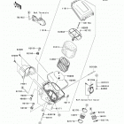 Brute Force 750 4x4i (KVF750-D9F) Воздухозаборник