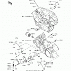 Brute Force 750 4x4i NRA Outdoors (KVF750-E9FA) Масляный и водяной насос. фильтр масленый