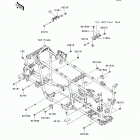 Brute Force 750 4x4i NRA Outdoors (KVF750-E9FA) Крепление двигателя