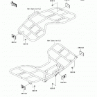 Brute Force 650 4x4 (KVF650-D9F) Отражатели