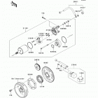 Brute Force 650 4x4 (KVF650-D9F) Starter motor(d9f / daf)