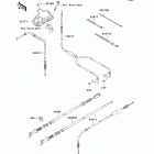 Brute Force 650 4x4 (KVF650-D9F) Тросы управления