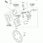 Brute Force 650 4x4 (KVF650-D9F) Передний тормоз