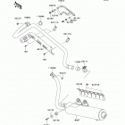 Brute Force 650 4x4 (KVF650-D9F) Глушитель
