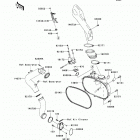 Brute Force 750 4x4i NRA Outdoors (KVF750-E9FA) Крышка вариатора