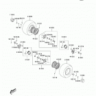 KFX90 (KSF90-AAF) Переднее колесо