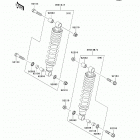 Brute Force 750 4x4i NRA Outdoors (KVF750-E9FA) Амортизатор