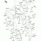 Prairie 360 4X4 (KVF360-A7F) Переднее крыло(ья)