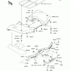 Brute Force 750 4x4i NRA Outdoors (KVF750-E9FA) Заднее крыло