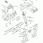 KFX450R (KSF450-B8FA) Задняя подвеска