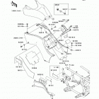 Brute Force 650 4x4 (KVF650-D9F) Боковые обтекатели