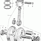 CA200 Коленвал и поршни