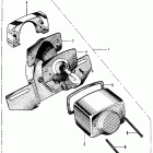 CA200 Фонарь задний