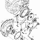 CA200 Crankcase cover  @ alternator
