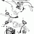 CA200 Wire harness @ horn turn signal switch