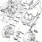 CA110 Alternator @ left crankcasecover
