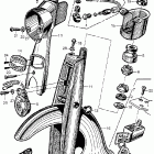 CA102 Front fork @ front fender