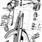 CA100 Front fork @ front fender