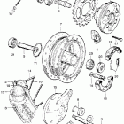 CA110 Заднее колесо