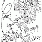 CA110 Переднее колесо