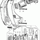 CA100 Front cover @ air cleaner  @ tools