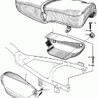 CL72 Air cleaner case @ seat